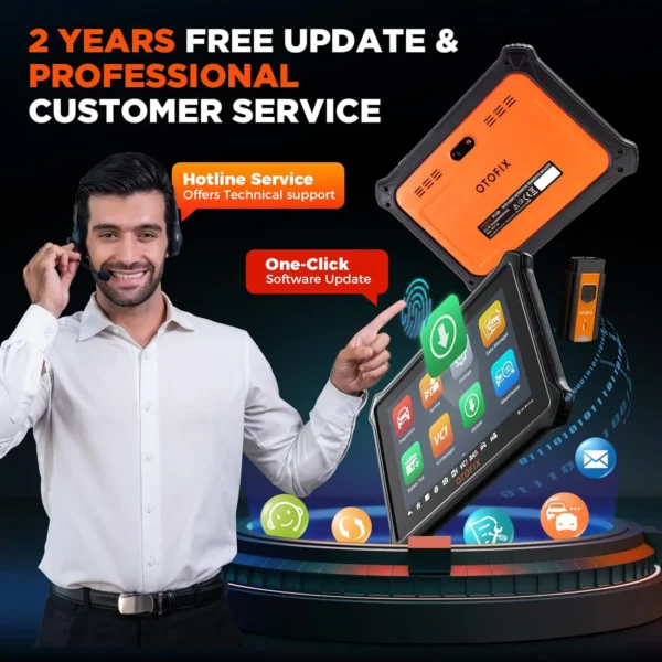 OTOFIX D1 LITE OBD2 Scanner Car Diagnostic Tool Bluetooth Wireless Bi-Directional Control OBD Automotive Scan Tool Active Test - Image 3