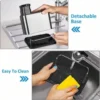 3-In-1 Kitchen Soap Dispenser Sponge Holder Dish Soap Dispenser Stainless Steel Sink Organizer Tray Rustproof Drainer Rack - Image 5