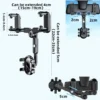 Adjustable Car Phone Holder 360° Rotation Rearview Mirror Phone Holder Navigator Bracket Retractable For Universal Car Mobile - Image 6