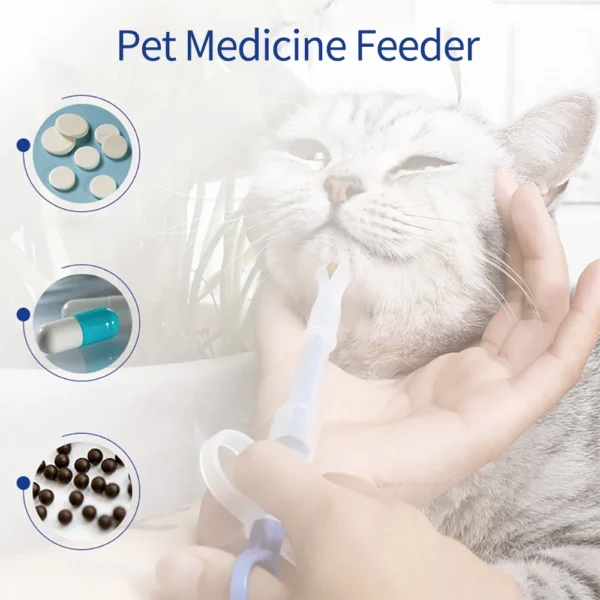 Cat Dog Pill Shooter Medicine Liquid Feeding Dispenser Pet Pill Popper Soft Tip Pet Tablet Pill Feeder for Puppy Kitten - Image 6