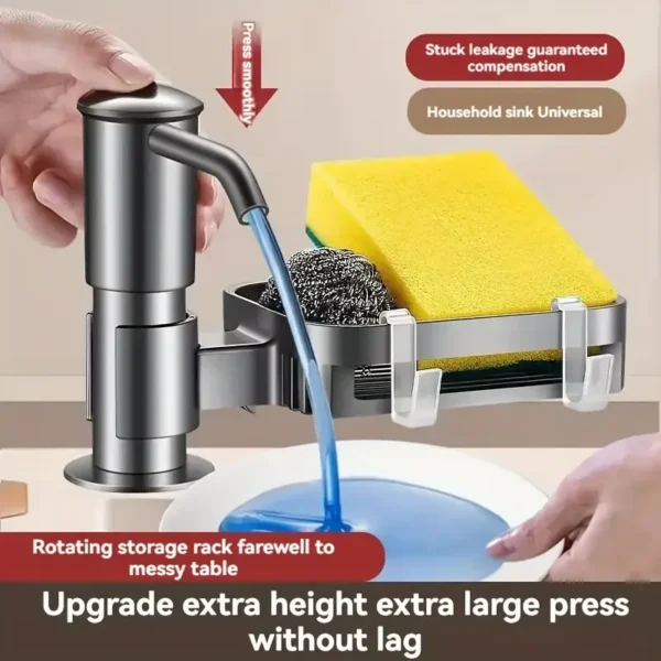 Kitchen Sink Soap Dispenser Detergent Soap Extender Detergent Presser for Detergent and Hand Soap Kitchen Accessories - Image 2