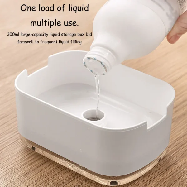 Dishwashing liquid dispensers kitchen soap dispensers dish soap dispenser kitchen detergent large capacity sink automatic home - Image 3