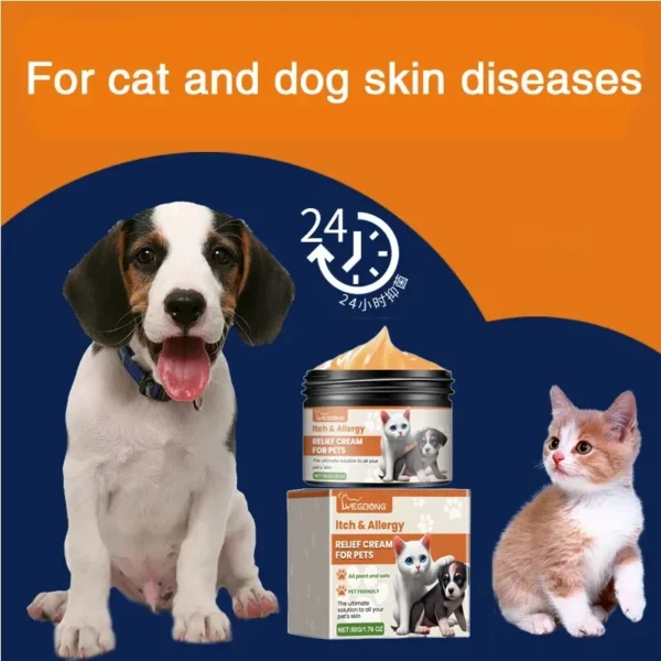 Special care ointment for cat and dog ringworm dog skin disease pet ointment mite fungal infection scratching - Image 2