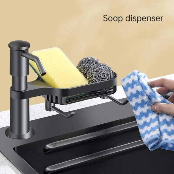 Kitchen Sink Liquid Soap Dispenser Pump Liquid Soap Sink Mount Hand Pressure Soap Dispenser - Image 5