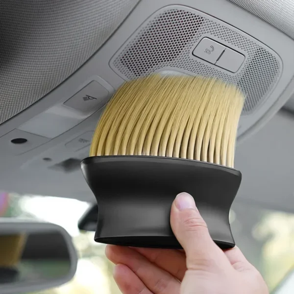 Dust brush, automotive supplies, dust removal, air conditioning vents, interior, fine seams, dust cleaning, soft bristled brush, - Image 4