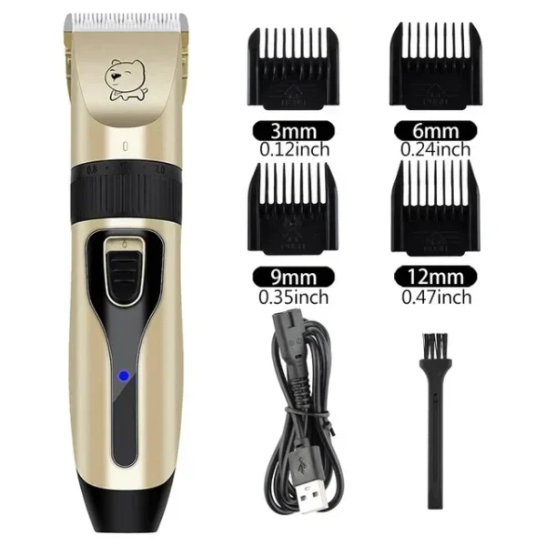 Dog Professional Hair Clipper Electrical Grooming Trimmer for Pets USB Rechargeable Cat Shaver Animals Haircut Machine - Image 6