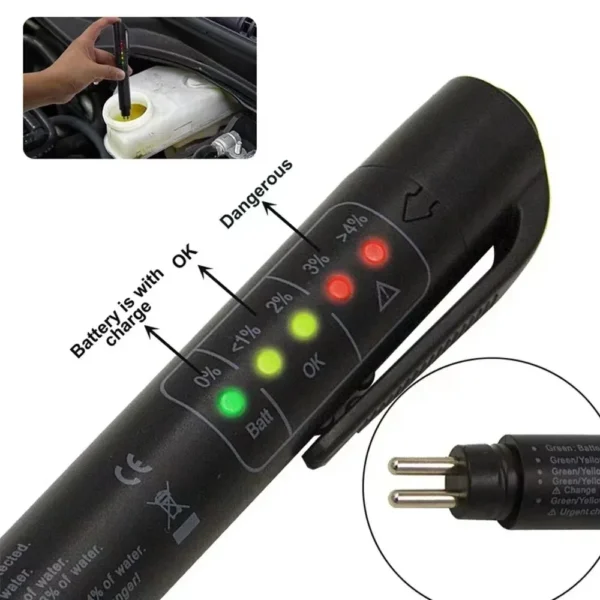 Accurate Oil Quality Check Pen Universal Brake Fluid Tester Car Brake Liquid Digital Tester Vehicle Auto Automotive Testing Tool - Image 6