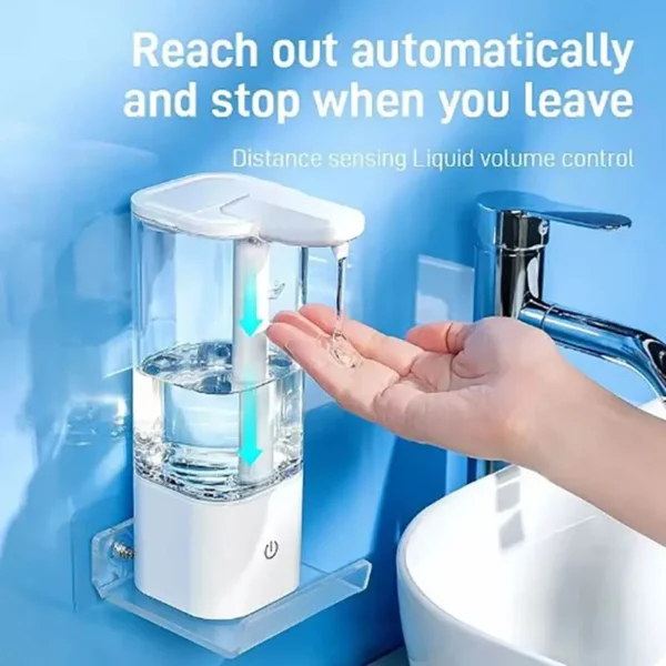 Automatic Sensor Hand Sanitizer Machine Dish Soap Machine Body Wash Shampoo Smart Distance Sensing Kitchen Home Dispenser Toilet - Image 2