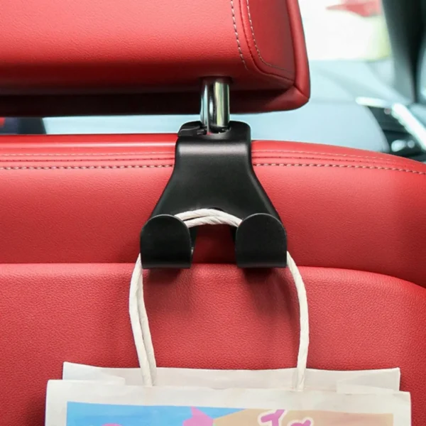 Concealed Creative New Car Seat Back Hook Multi Functional Rear Car Phone Holder Hook Automotive Accessories - Image 3