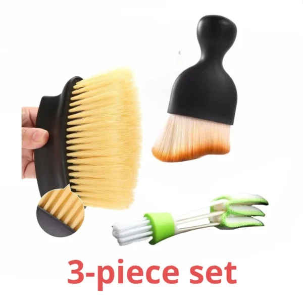 Multiple combinationsandmultifunctionaldualhead cleaning soft brush for automotive air conditioning vents and dust removal brush - Image 2