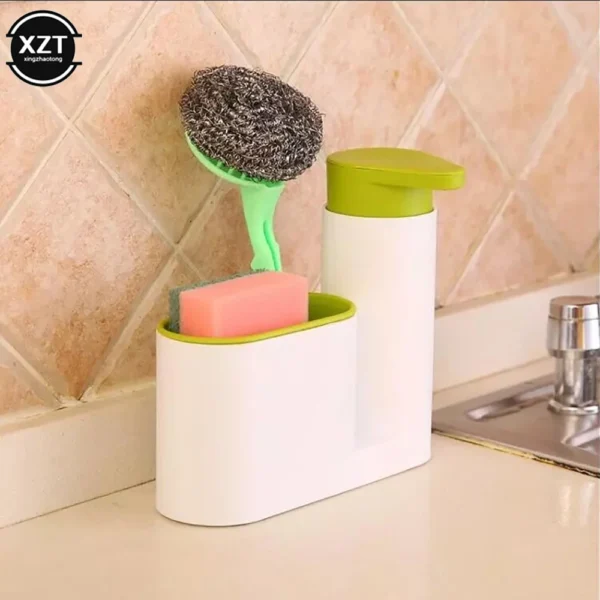 Kitchen Shampoo Soap Dispenser Container Holder Newest Portable Home Bathroom Plastic Practical Liquid Soap Shampoo Storage 1PCS - Image 2