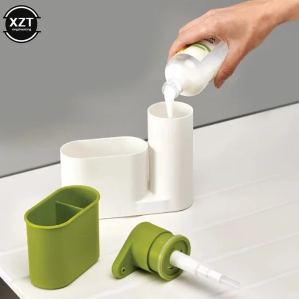 Kitchen Shampoo Soap Dispenser Container Holder Newest Portable Home Bathroom Plastic Practical Liquid Soap Shampoo Storage 1PCS - Image 5