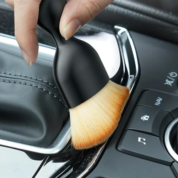 6pcs Cleaning Brush Kit Automotive Brushes Car Interior Dashboards Vents Detailing Brush Set Wheel Rims Clean Brush Accessories - Image 4