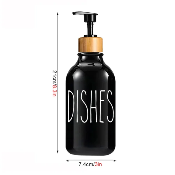 Refill Dish Soap Dispenser Kitchen Farmhouse Decro Coutertop Hand and Dish Soap Bottle Hand Wash Dish Wash Soap Container - Image 6