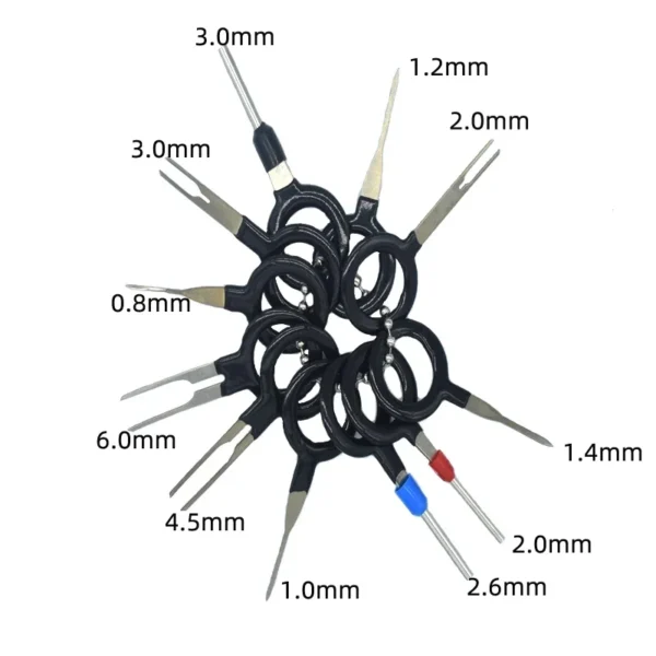 Terminal Removal Tool Automotive Electrical Wiring Crimp Connector Pull Pin Kit Car Maintenance Hand Tool Set Key - Image 2