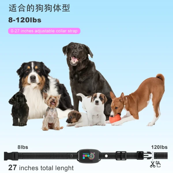 Anti Bark Training Collar For Dog Antiladridos Barking Electric Sheet Stuff Accsesories Pet Stopper Waterproof Vibrator Supplies - Image 4