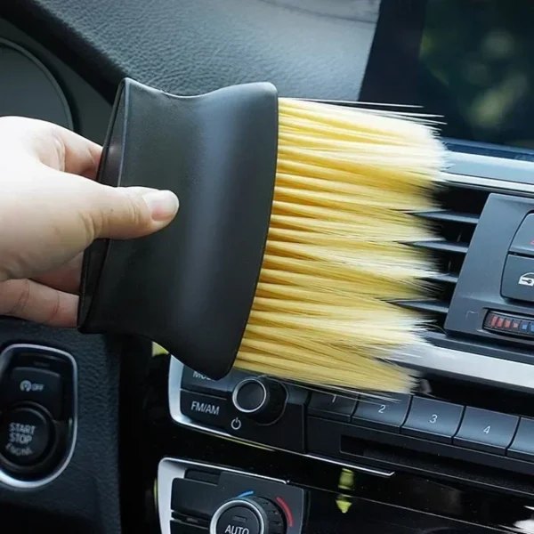 Multiple combinationsandmultifunctionaldualhead cleaning soft brush for automotive air conditioning vents and dust removal brush - Image 6