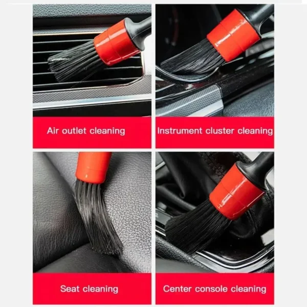 Car Wash Brush Detail Small Automotive Interior Cleaning Tools Air Conditioner Air Outlet Cleaning Brush - Image 5