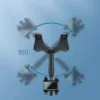 Car Rearview Mirror Phone Holder 360° Rotatable and Retractable Car Phone Holder Mount Stand for Dash Cam GPS Smartphone Bracket - Image 5
