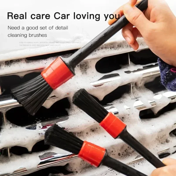 Car Wash Brush Detail Small Automotive Interior Cleaning Tools Air Conditioner Air Outlet Cleaning Brush - Image 2