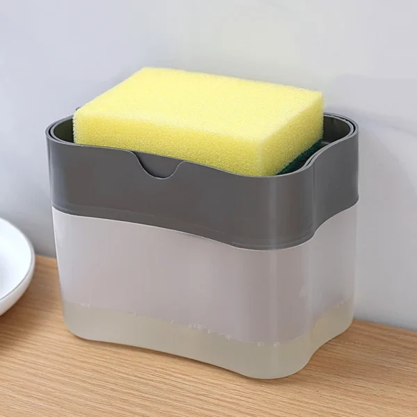 Kitchen Detergent Press Portable Soap Dispenser Pak Clean Cloth Dishwashing Pot Soap Dispenser Cleaning Tool - Image 5