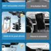 Adjustable Car Phone Holder 360° Rotation Rearview Mirror Phone Holder Navigator Bracket Retractable For Universal Car Mobile - Image 5