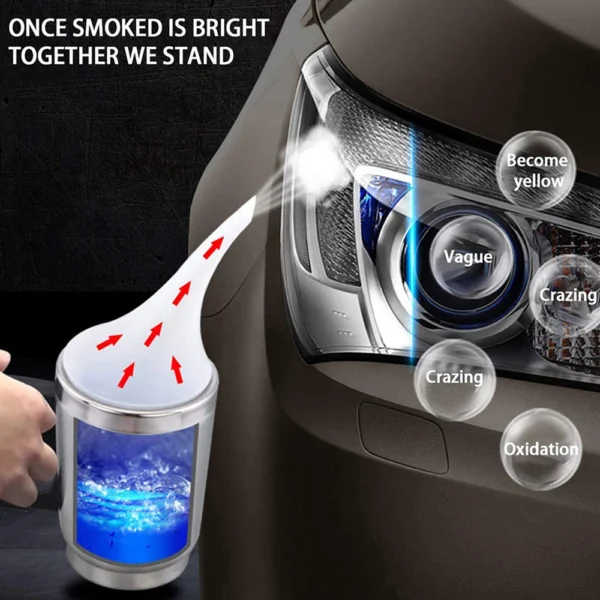 Car Headlights Renovation Polishing Kit Headlight Chemical Polishing Kit Automotive Care Tool 800ML Liquid Polymer Car Tool Set - Image 4