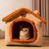 1-piece Cat and Dog House Puppy Dog House Four Seasons Universal Detachable Washable Dog House Pet Supplies Pet House Dog Beds - Image 3