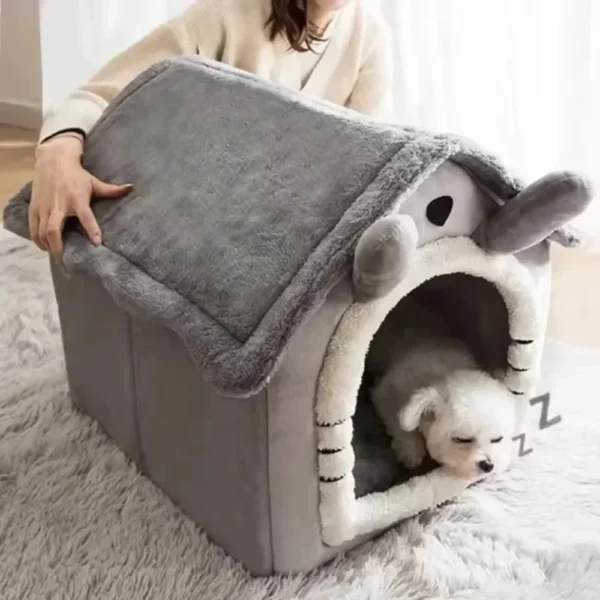 1-piece Cat and Dog House Puppy Dog House Four Seasons Universal Detachable Washable Dog House Pet Supplies Pet House Dog Beds - Image 2