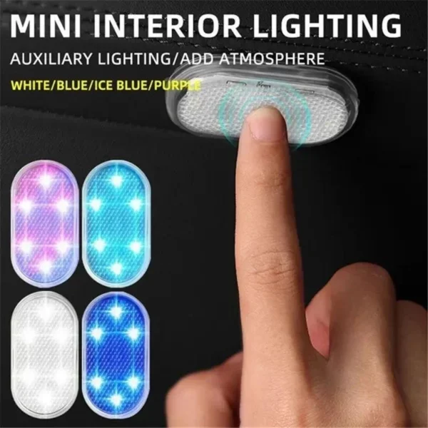 Wireless Led Lights for Car Interior, Car Led Lights Interior, USB Rechargeable Automotive Neon Accent Light - Image 3