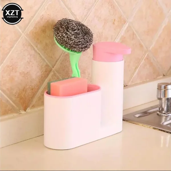 Kitchen Shampoo Soap Dispenser Container Holder Newest Portable Home Bathroom Plastic Practical Liquid Soap Shampoo Storage 1PCS - Image 3