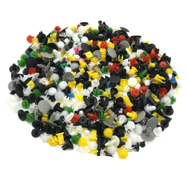 200/400/1000PCS 30 types of automotive universal plastic fasteners mixed set,rivet expansion bolt screws,For fix car parts - Image 2