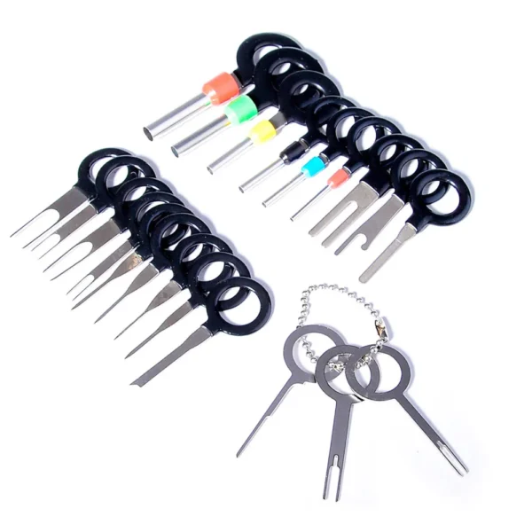 21Pcs Terminals Removal Key Tool Electrical Wiring Crimp Connector Pin Extractor Car Repair Tools Keys Automotive Plug Puller - Image 5