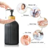 Soap Dispenser Set Kitchen Dish Soap Bottle Bath Shampoo and Conditioner Dispenser Countertop Liquid Container for Home Decor - Image 4
