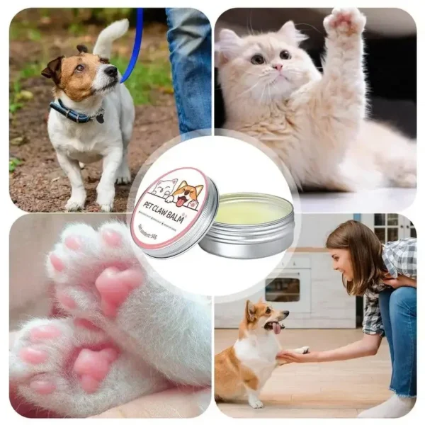 Dog Nose and Paw Balm Dog Paw Cream Cats Dogs Paw Protector Cream Pet Feet Moisturizer Pet Crack Feet Repair Pet Accessories - Image 2