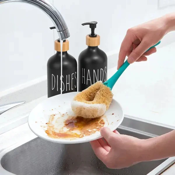 Kitchen And Bathroom Hand Soap And Dishwashing Liquid Dispensers Refillable Soap Bottles Dishwashing Detergent Storage Bottles - Image 3