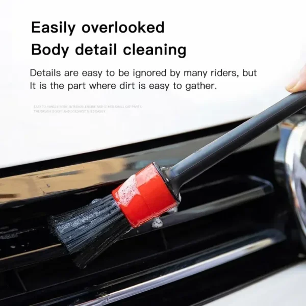 Car Wash Brush Detail Small Automotive Interior Cleaning Tools Air Conditioner Air Outlet Cleaning Brush - Image 4