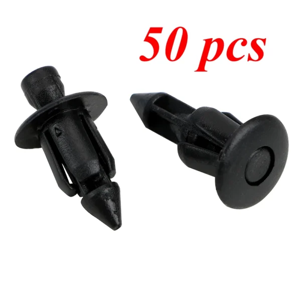 50Pcs/set Door Trim Panel Clips For Toyota Lexus 7mm Hole Automotive interior Accessories Plastic Rivet Auto Fastener