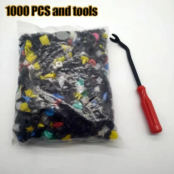 200/400/1000PCS 30 types of automotive universal plastic fasteners mixed set,rivet expansion bolt screws,For fix car parts - Image 6