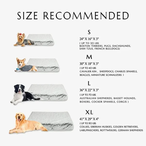 Plush Dog Bed Mat Cat Beds for Small Medium Large Dogs Removable for Cleaning Puppy Cushion Super Soft Claming Dog Beds Pet Bed - Image 6